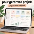 Capture d'écran d'un modèle Notion de gestion de projets bien organisé.