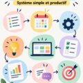 Femme au bureau organisant son workflow avec des outils numériques