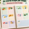 Un cahier de course bien organisé sur un bureau, avec des notes et un stylo, illustrant la gestion de projet pour les femmes entrepreneurs.