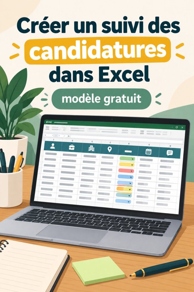 Tableau de suivi des recrutements sur écran d'ordinateur