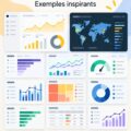 Un tableau de bord Power BI illustrant des données clés pour les entrepreneurs et coachs