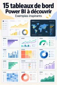 Un tableau de bord Power BI illustrant des données clés pour les entrepreneurs et coachs